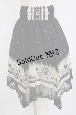 画像5: axes femme / メルヘンプリント2WAYスカート M ブラック H-26-02-04-022-AX-SK-NS-ZH