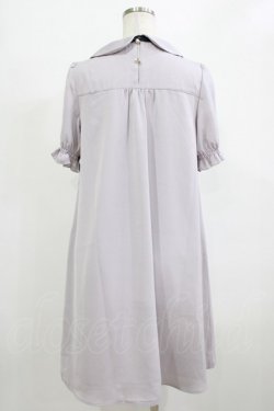 画像3: axes femme POETIQUE / メッセージリボンＡラインワンピース M ラベンダー H-26-02-05-1024-AX-OP-NS-ZH