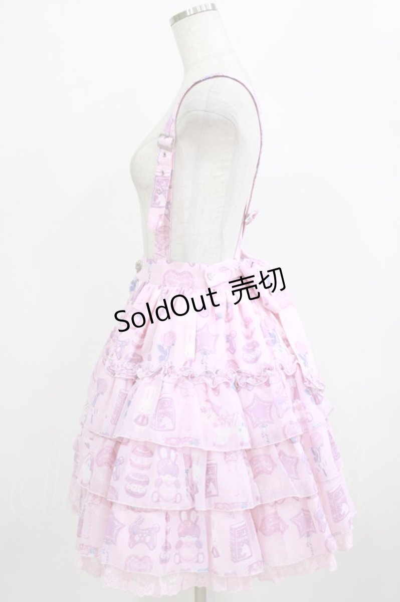画像2: Angelic Pretty / Photogenic Palletスカート Free ピンク H-26-02-05-1027-AP-SK-NS-ZH (2)