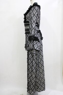 画像2: Hoshibako Works / 月影の待ちびと和様セットアップワンピース L ブラック H-26-02-05-1031-LO-OP-NS-ZH