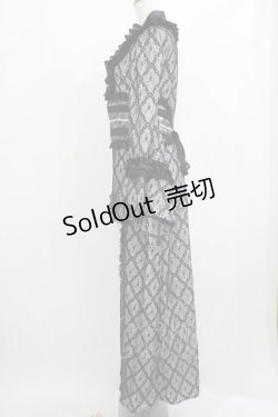 画像2: Hoshibako Works / 月影の待ちびと和様セットアップワンピース L ブラック H-26-02-05-1031-LO-OP-NS-ZH