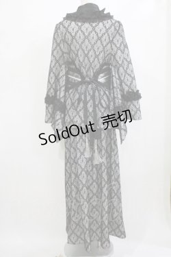 画像3: Hoshibako Works / 月影の待ちびと和様セットアップワンピース L ブラック H-26-02-05-1031-LO-OP-NS-ZH