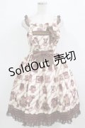 Angelic Pretty / Bear’s Chocolaterieジャンパースカート Free アイボリー H-26-02-05-1004-AP-OP-NS-ZH