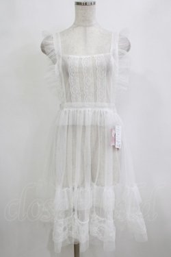 画像1: virally / 星名桜子 hsチュールエプロンジャンスカ L オフ H-26-02-05-1034-PU-OP-NS-ZH