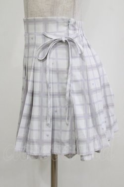 画像2: pium / piumハートチェックサイドリボンプリーツスカート Free グレー H-26-02-05-1035-0-SK-NS-ZH