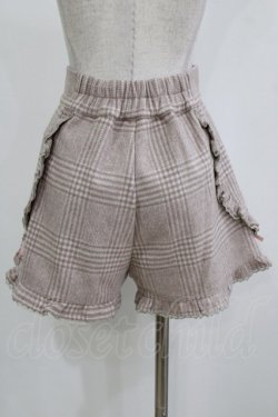 画像3: Honey Cinnamon / チェックフリルパンツ Free ピンク H-26-02-05-1036-LO-PA-NS-ZH