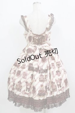 画像3: Angelic Pretty / Bear’s Chocolaterieジャンパースカート Free アイボリー H-26-02-05-1004-AP-OP-NS-ZH