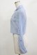 画像2: axes femme POETIQUE / チャイナボタンシアーシャツ M サックス H-26-02-05-1046-AX-BL-NS-ZH (2)