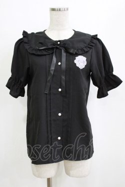 画像1: サンリオ / クロミ/ブラウス M ブラック H-26-02-05-1047-EL-BL-NS-ZH