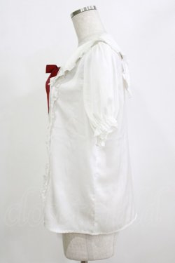 画像2: Amavel / シエスタハートベア刺繍入り くま耳付ブラウス Free オフ H-26-02-05-1049-CA-BL-NS-ZH