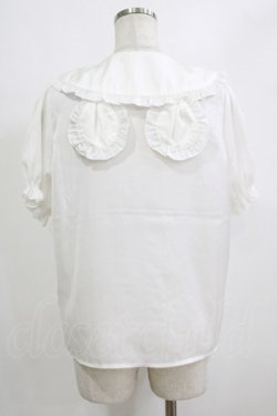 画像3: Amavel / シエスタハートベア刺繍入り くま耳付ブラウス Free オフ H-26-02-05-1049-CA-BL-NS-ZH