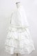 画像2: 苺睡醒（海外ロリータブランド） / ケープ付きワンピース XL オフ/サックス H-26-02-05-1001-PU-OP-NS-ZH (2)