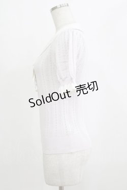 画像2: evelyn / リボンアイレットニット Free ピンク H-26-02-05-1051-LO-TO-NS-ZH