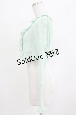 画像2: BABY,THE STARS SHINE BRIGHT / ハート透かし編みボレロ Free ミント H-26-02-05-1054-BA-TO-NS-ZH