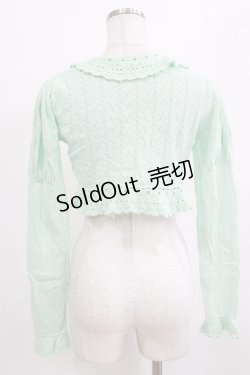 画像3: BABY,THE STARS SHINE BRIGHT / ハート透かし編みボレロ Free ミント H-26-02-05-1054-BA-TO-NS-ZH