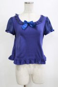 Angelic Pretty / ふわふわ袖カットソー Free ブルー H-26-02-05-1057-AP-TO-NS-ZH