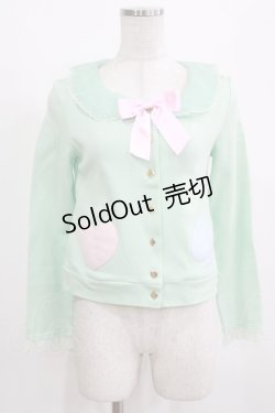画像1: Angelic Pretty / Milkyカットカーディガン Free ミント H-26-02-05-1059-AP-TO-NS-ZH