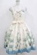 画像1: DreamWhale（海外ロリータブランド） / Flowers and Birdsジャンパースカート S アイボリー H-26-02-05-1006-PU-OP-NS-ZH (1)