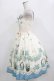 画像2: DreamWhale（海外ロリータブランド） / Flowers and Birdsジャンパースカート S アイボリー H-26-02-05-1006-PU-OP-NS-ZH (2)