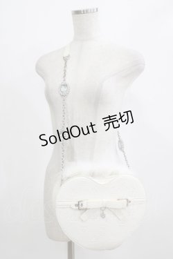画像1: Ank Rouge / ファーハートショルダーBag  オフ H-26-02-05-1065-CA-BG-NS-ZH