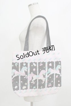 画像1: Angelic Pretty / Day Dream Carnival トート  ブラック H-26-02-05-1066-AP-BG-NS-ZH