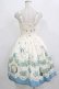 画像3: DreamWhale（海外ロリータブランド） / Flowers and Birdsジャンパースカート S アイボリー H-26-02-05-1006-PU-OP-NS-ZH (3)