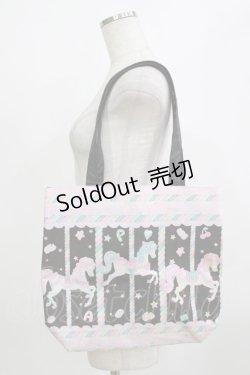 画像2: Angelic Pretty / Day Dream Carnival トート  ブラック H-26-02-05-1066-AP-BG-NS-ZH