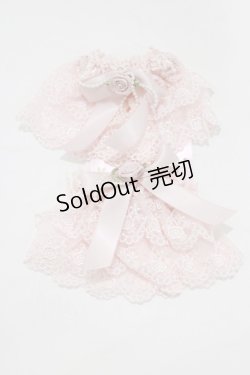 画像1: metamorphose / バラモチーフつきレースカフス  ピンク H-26-02-05-1068-ME-AC-NS-ZH
