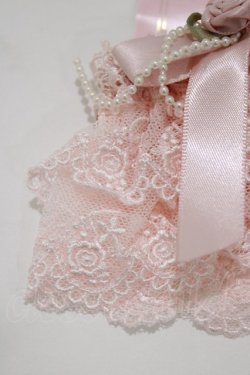 画像2: metamorphose / バラモチーフつきレースカフス  ピンク H-26-02-05-1068-ME-AC-NS-ZH