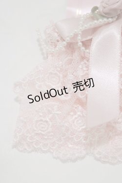 画像2: metamorphose / バラモチーフつきレースカフス  ピンク H-26-02-05-1068-ME-AC-NS-ZH