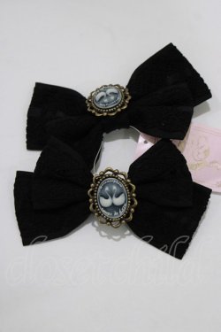 画像1: metamorphose / 木漏れ日のトロイメライ リボンクリップ  ブラック H-26-02-05-1071-ME-AC-NS-ZH