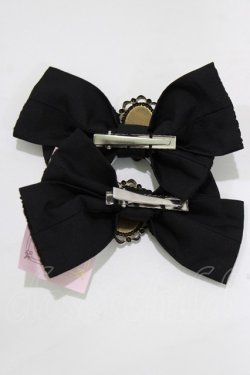 画像2: metamorphose / 木漏れ日のトロイメライ リボンクリップ  ブラック H-26-02-05-1071-ME-AC-NS-ZH