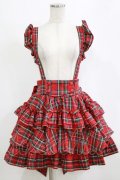 CATCOCOON（海外ロリータブランド） / A Doll's House スカート(チェックver.) L レッド H-26-02-05-1081-PU-SK-NS-ZH