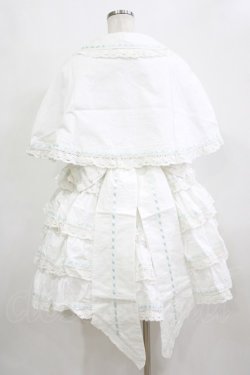 画像3: 苺睡醒（海外ロリータブランド） / ケープ付きワンピース XL オフ/サックス H-26-02-05-1001-PU-OP-NS-ZH