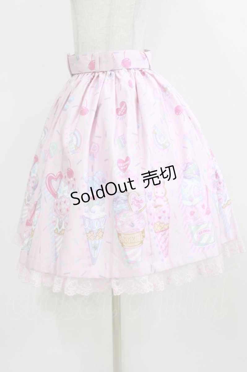 画像2: Angelic Pretty / Decoration Ice Creamスカート Free ピンク H-26-02-05-1010-AP-SK-NS-ZH (2)
