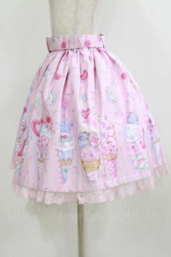画像2: Angelic Pretty / Decoration Ice Creamスカート Free ピンク H-26-02-05-1010-AP-SK-NS-ZH