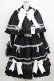 画像1: MQ（海外ロリータブランド） / Labirinthe Doll 2.0 ジャンパースカートセット XL ブラック H-26-02-05-1011-PU-OP-NS-ZH (1)