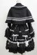画像3: MQ（海外ロリータブランド） / Labirinthe Doll 2.0 ジャンパースカートセット XL ブラック H-26-02-05-1011-PU-OP-NS-ZH (3)