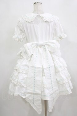 画像6: 苺睡醒（海外ロリータブランド） / ケープ付きワンピース XL オフ/サックス H-26-02-05-1001-PU-OP-NS-ZH