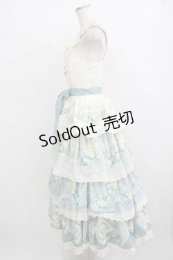 画像2: with PUJI（海外ロリータブランド） / Letter and Poetryジャンパースカート S アイボリー H-26-02-05-1014-PU-OP-NS-ZH