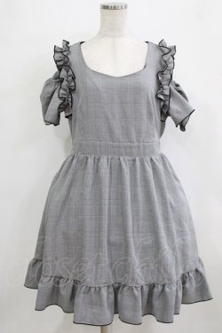 画像1: DearMyLoveRose / オフショル肩フリルワンピース LL ブラック H-26-02-05-1002-EL-OP-NS-ZH