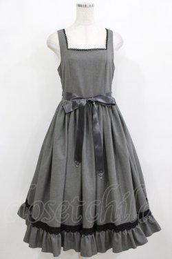 画像4: metamorphose / Priere〜星に祈りを〜ミディアムジャンパースカート サイズ1 グレー H-26-02-05-1017-ME-OP-NS-ZH