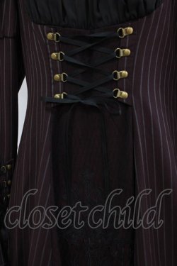 画像4: Hoshibako Works / リリィ・リドル ワンピース(スクエアカラー) L ワイン H-26-02-05-1018-LO-OP-NS-ZH