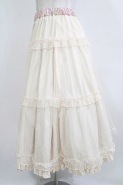 画像5: m petit by misako / NINA'S RVパニエスカート LL ピンク/アイボリー リバーシブル H-26-02-05-1021-LO-SK-NS-ZH