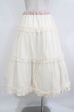 画像6: m petit by misako / NINA'S RVパニエスカート LL ピンク/アイボリー リバーシブル H-26-02-05-1021-LO-SK-NS-ZH