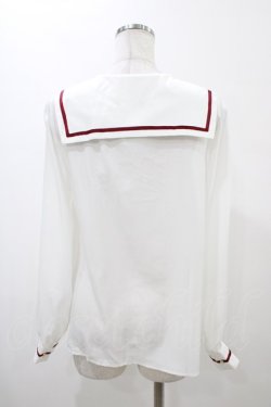 画像2: Amavel / ネクタイ付きブラウス Free オフ/ワイン H-26-02-06-039-CA-BL-NS-ZH