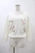 LIZ LISA / 花刺繍ニット Free オフ H-26-02-06-042-LO-TO-NS-ZH