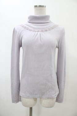 画像1: axes femme / パール使いリブタートル M ラベンダー H-26-02-06-050-AX-TO-NS-ZH