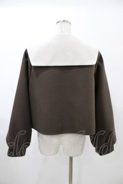 画像2: Amavel / セーラーショートコート Free ブラウン H-26-02-06-053-CA-CO-NS-ZH