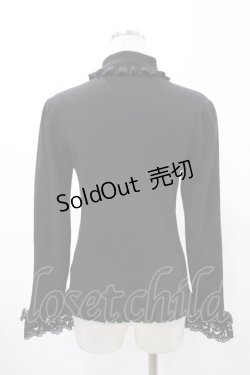 画像2: m petit by misako / TT*MSKTNソデレース L ブラック H-26-02-06-058-LO-TO-NS-ZH